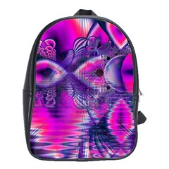 Rose Crystal Palace, Abstract Love Dream  School Bag (xl) by DianeClancy