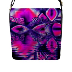 Rose Crystal Palace, Abstract Love Dream  Flap Closure Messenger Bag (large) by DianeClancy