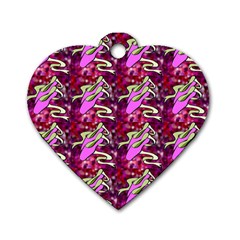 Ballerina Slippers Dog Tag Heart (one Sided) 