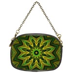 Woven Jungle Leaves Mandala Chain Purse (One Side) Front