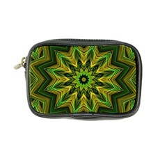 Woven Jungle Leaves Mandala Coin Purse