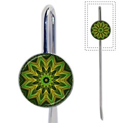 Woven Jungle Leaves Mandala Bookmark by Zandiepants