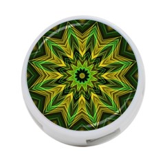 Woven Jungle Leaves Mandala 4-port Usb Hub (one Side) by Zandiepants