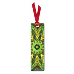 Woven Jungle Leaves Mandala Small Bookmark