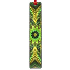 Woven Jungle Leaves Mandala Large Bookmark