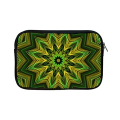 Woven Jungle Leaves Mandala Apple Ipad Mini Zippered Sleeve by Zandiepants