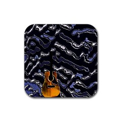 Sound Waves Drink Coaster (square)