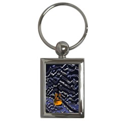 Sound Waves Key Chain (rectangle)