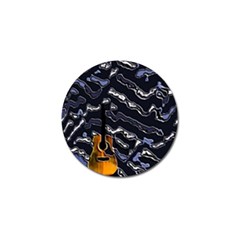 Sound Waves Golf Ball Marker