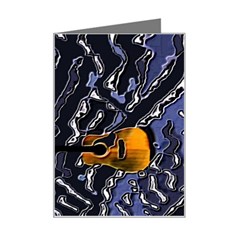 Sound Waves Mini Greeting Card