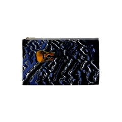 Sound Waves Cosmetic Bag (small) by Rbrendes