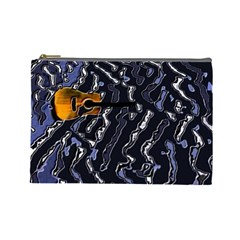 Sound Waves Cosmetic Bag (large)