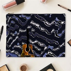 Sound Waves Cosmetic Bag (xl)