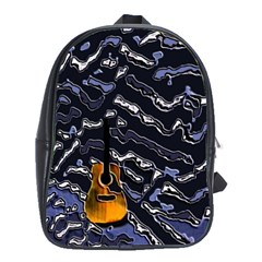 Sound Waves School Bag (large)