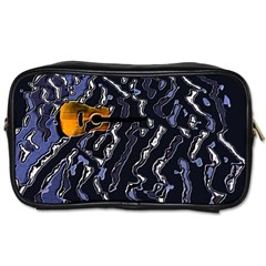 Sound Waves Travel Toiletry Bag (two Sides)