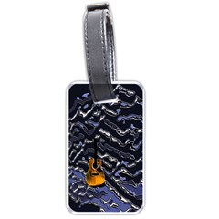 Sound Waves Luggage Tag (one Side)