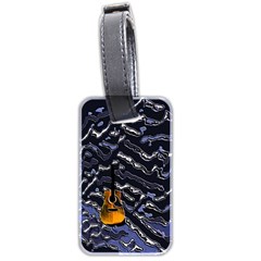 Sound Waves Luggage Tag (two Sides)