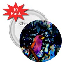 Bird 2 25  Button (10 Pack)