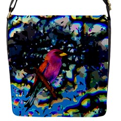 Bird Flap Closure Messenger Bag (small)