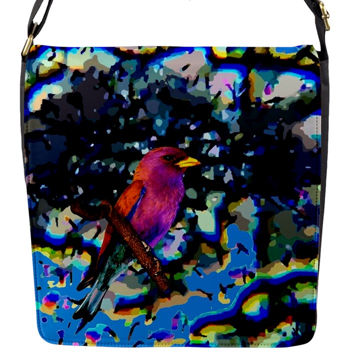 Bird Flap Closure Messenger Bag (Small)