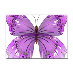 Purple Awareness Butterfly A4 Sticker 100 Pack