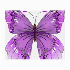 Purple Awareness Butterfly Glasses Cloth (small) by FunWithFibro