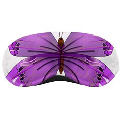 Purple Awareness Butterfly Sleeping Mask