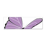 Purple Awareness Butterfly 2 Bumper Sticker 100 Pack Front