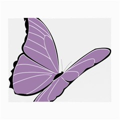 Purple Awareness Butterfly 2 Glasses Cloth (small) by FunWithFibro