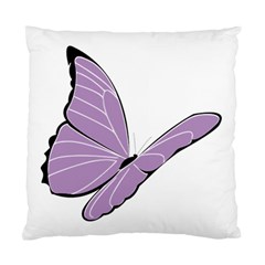 Purple Awareness Butterfly 2 Cushion Case (two Sided)  by FunWithFibro