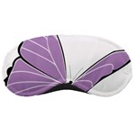 Purple Awareness Butterfly 2 Sleeping Mask Front