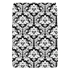 White On Black Damask Removable Flap Cover (small) by Zandiepants