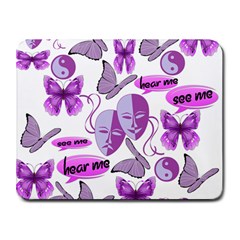 Invisible Illness Collage Small Mouse Pad (rectangle) by FunWithFibro