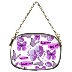 Invisible Illness Collage Chain Purse (two Sided) 