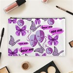 Invisible Illness Collage Cosmetic Bag (Large) Front