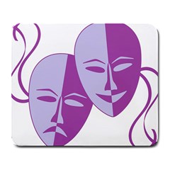 Comedy & Tragedy Of Chronic Pain Large Mouse Pad (rectangle)