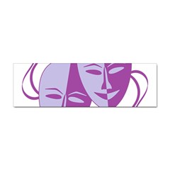 Comedy & Tragedy Of Chronic Pain Bumper Sticker by FunWithFibro