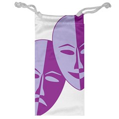 Comedy & Tragedy Of Chronic Pain Jewelry Bag by FunWithFibro