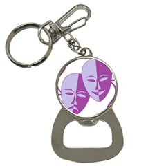 Comedy & Tragedy Of Chronic Pain Bottle Opener Key Chain