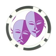 Comedy & Tragedy Of Chronic Pain Poker Chip