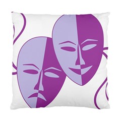 Comedy & Tragedy Of Chronic Pain Cushion Case (two Sided) 