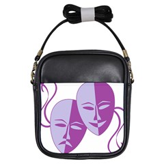 Comedy & Tragedy Of Chronic Pain Girl s Sling Bag