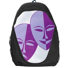 Comedy & Tragedy Of Chronic Pain Backpack Bag by FunWithFibro