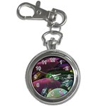 Creation Of The Rainbow Galaxy, Abstract Key Chain Watch Front