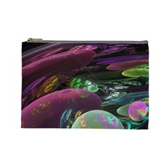 Creation Of The Rainbow Galaxy, Abstract Cosmetic Bag (large) by DianeClancy