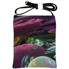 Creation Of The Rainbow Galaxy, Abstract Shoulder Sling Bag