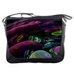 Creation Of The Rainbow Galaxy, Abstract Messenger Bag Front