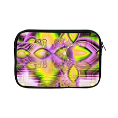 Golden Violet Crystal Heart Of Fire, Abstract Apple Ipad Mini Zipper Case by DianeClancy