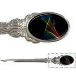 Abstract Rainbow Lily, Colorful Mystical Flower  Letter Opener Front