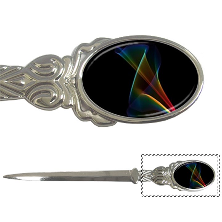 Abstract Rainbow Lily, Colorful Mystical Flower  Letter Opener